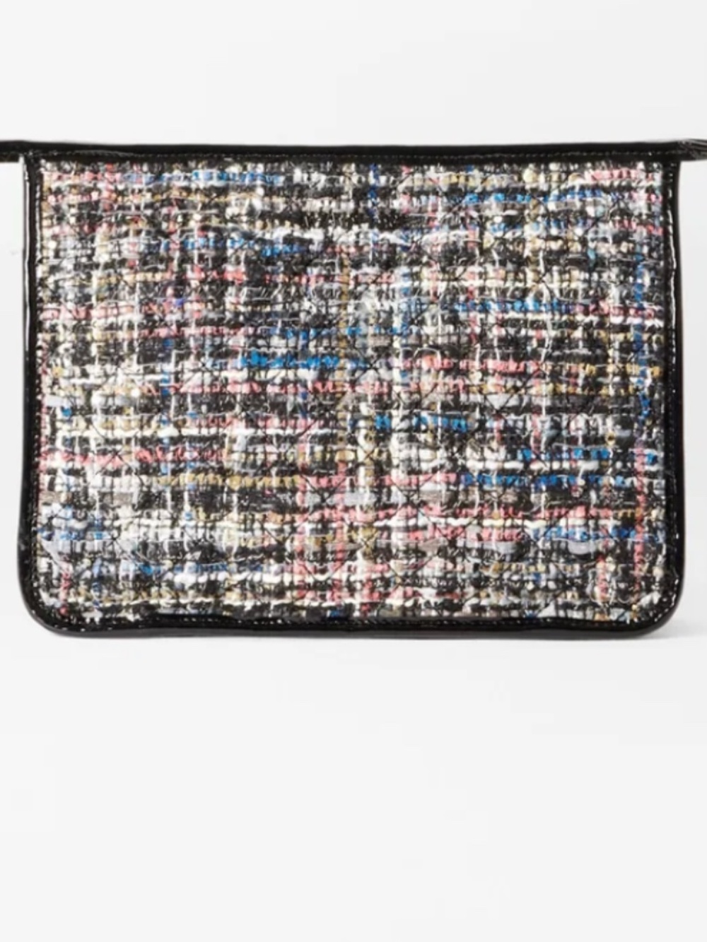 MZ Wallace I Metro Clutch in Midnight Sparkle Boucle - NWT